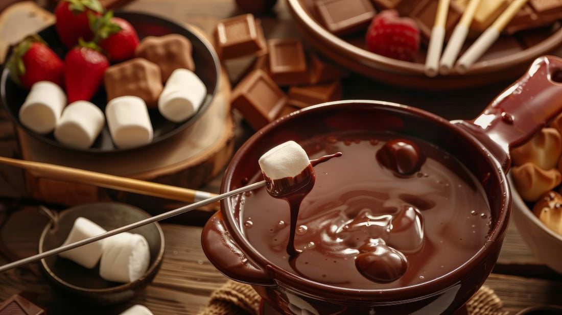 Indulgence Made Easy: Crafting Chocolate Fondue with Euphoria Chocolate's Ultra Sauce