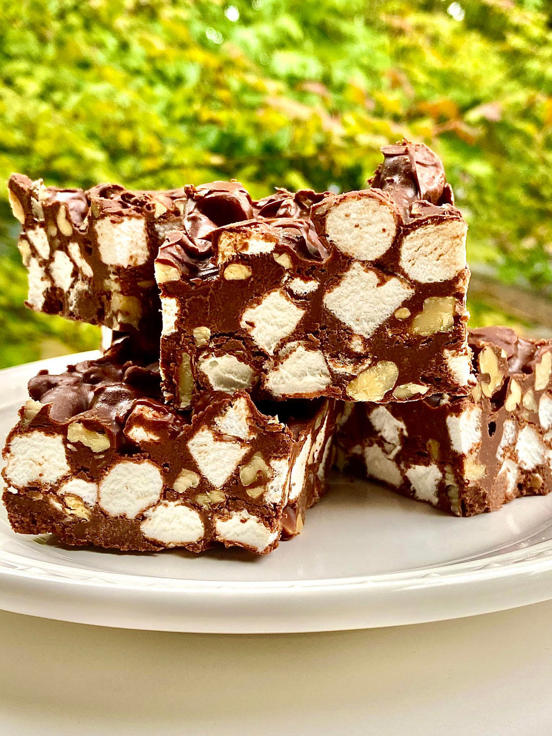 Peanut Butter Rocky Road Fudge
