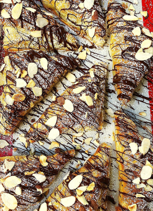 Chocolate Almond Turnovers by Felix & Greg