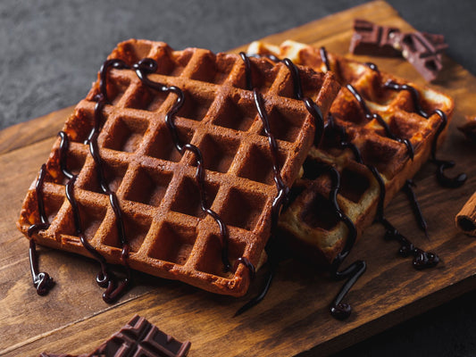 Holey Chocolate Waffles!