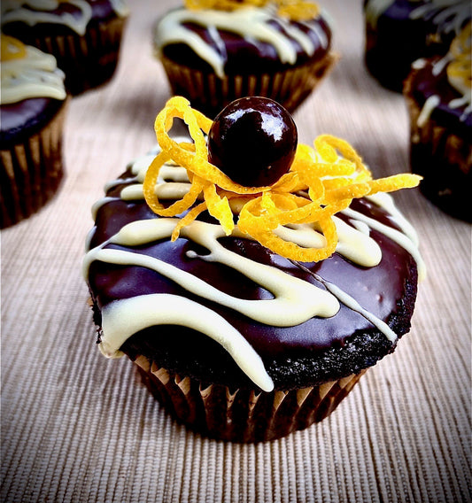 Gluten-Free Triple Chocolate-Orange Cupcakes