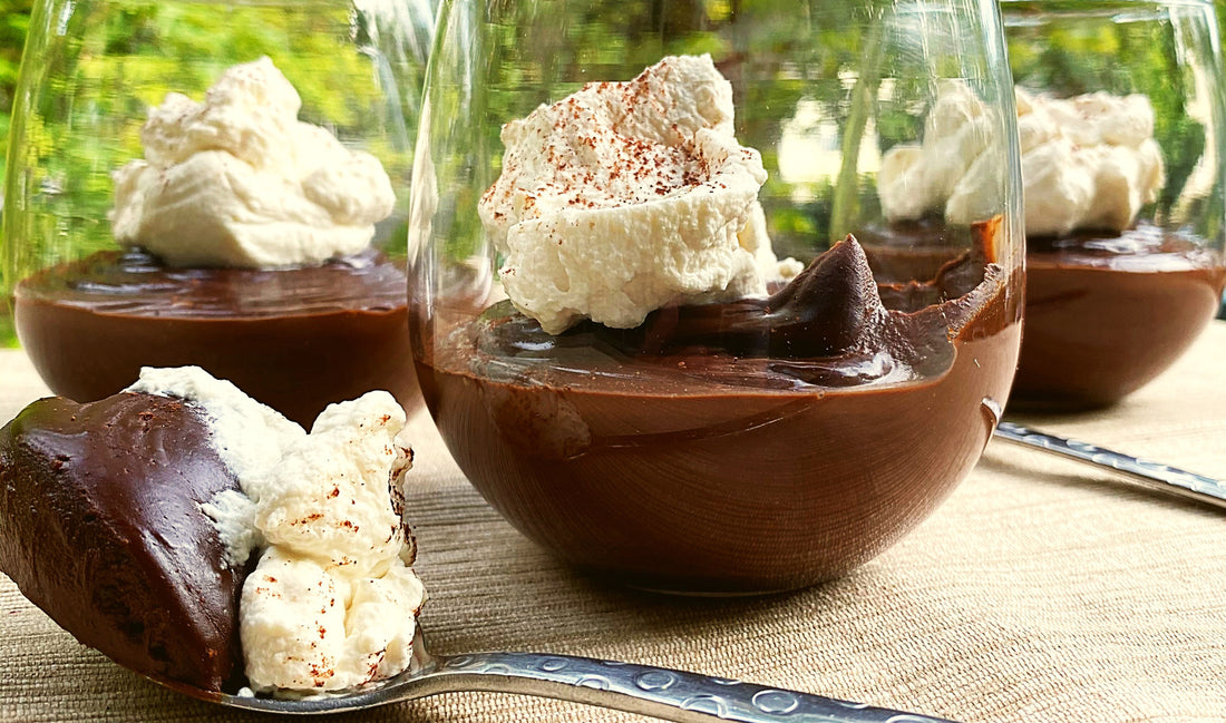Dark Chocolate Pots de Creme