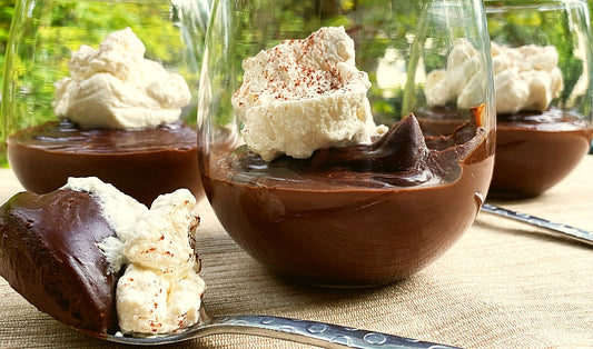 Dark Chocolate Pots de Creme