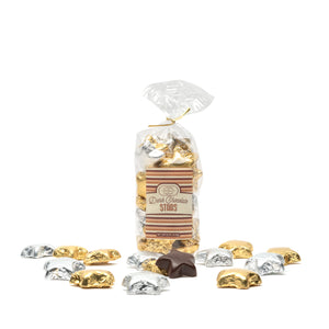 Stars Foiled Dark Chocolate