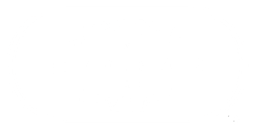 White Euphoria Chocolate Company text logo on transparent background