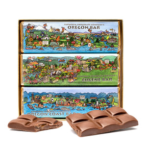 Chocolate 3 Bar Gift Box Eugene Series